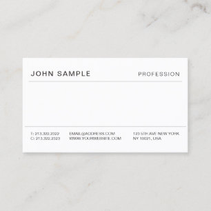 Professionell - minimalistisk enkel modern Elegant Visitkort
