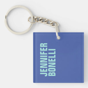Professionell minimalistisk fet blå namn