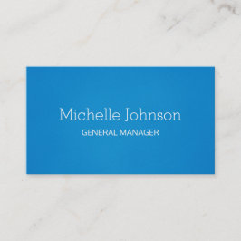 Professionell Minimalistisk grått blått Visitkort