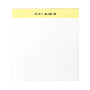 Professionell minimalistisk klassisk anteckningsblock