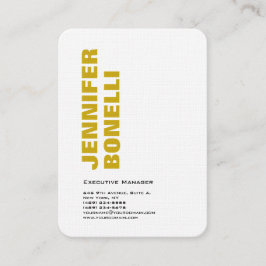 Professionell minimalistisk modern djärv visitkort