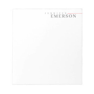 Professionell minimalistisk modern enkel anteckningsblock