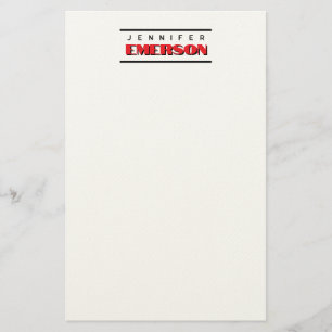 Professionell minimalistisk modern enkel  brevpapper