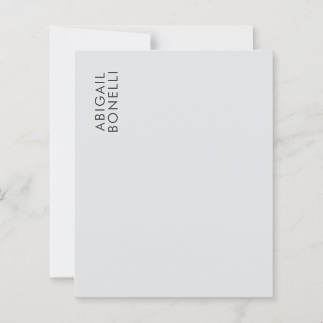 Professionell minimalistisk modern enkel egen namn (Framsida)