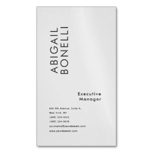 Professionell minimalistisk modern enkel kreativ magnetiska visitkort