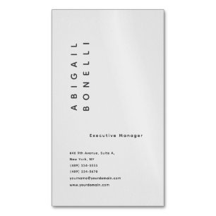 Professionell minimalistisk modern enkel kreativ magnetiska visitkort
