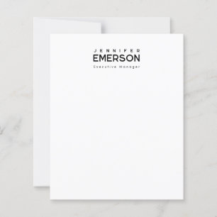 Professionell minimalistisk modern enkel pappersar