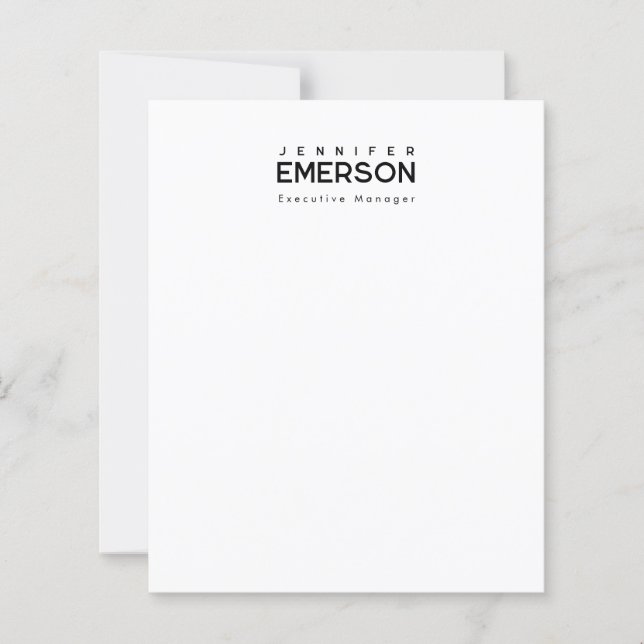 Professionell minimalistisk modern enkel pappersar (Framsida)