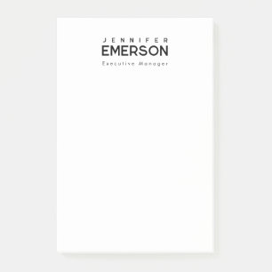 Professionell minimalistisk modern enkel post-it block