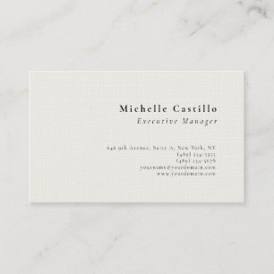 Professionell minimalistisk modern enkel premium l visitkort