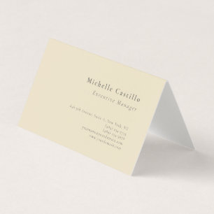 Professionell minimalistisk modern enkel premium l visitkort