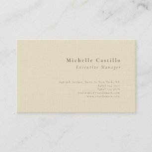 Professionell minimalistisk modern enkel premium l visitkort