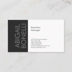Professionell minimalistisk modern enkel visitkort