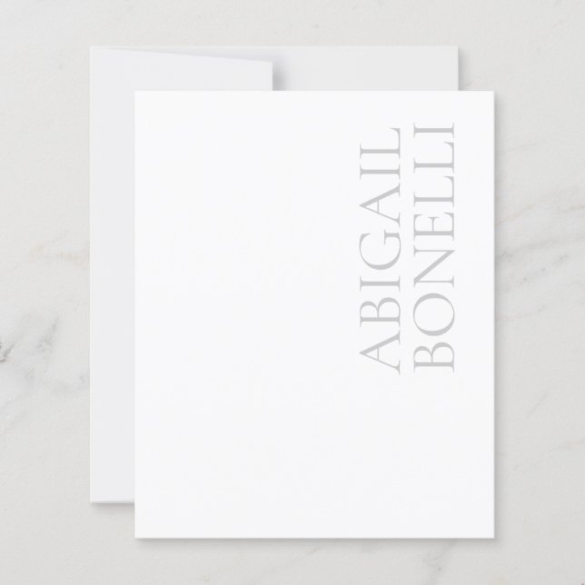 Professionell minimalistisk modern fet grå röd vit (Framsida)