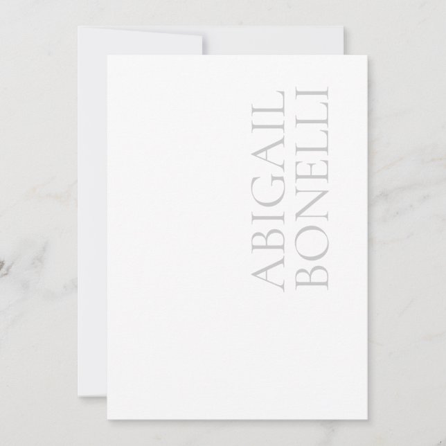Professionell minimalistisk modern grå vit (Framsida)