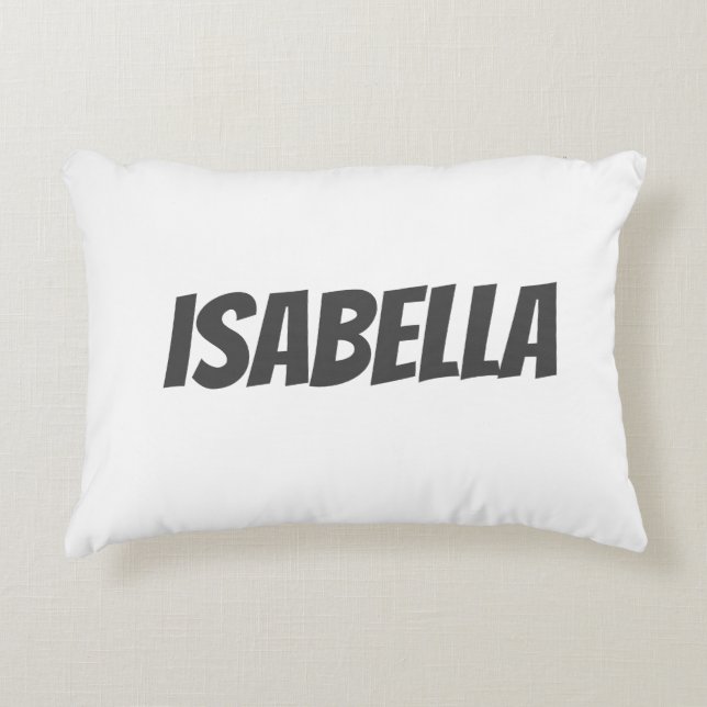 Professionell minimalistisk modern grått vit prydnadskudde (Framsidan)