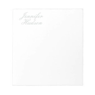 Professionell minimalistisk modern kalligrafi namn anteckningsblock