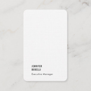 Professionell minimalistisk modern lin luxuös tren visitkort