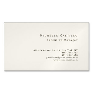 Professionell minimalistisk modern magnetiska visitkort