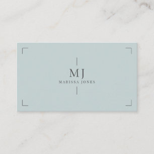 Professionell - minimalistisk, modern, monogram, d visitkort