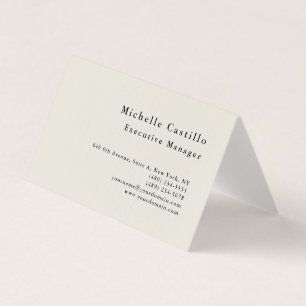 Professionell - minimalistisk Modern Plain Premium Visitkort