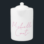 Professionell minimalistisk modern rosa vit tilläg<br><div class="desc">En underbar design med calligraphy brev på vit bakgrund. Du kommer att fästa all uppmärksamhet på dig själv. Ert namn i fetstil och dess inriktning kommer att överraska alla på ett ögonblick.</div>