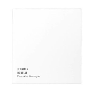Professionell minimalistisk modern trendig anteckningsblock