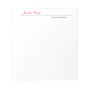 Professionell minimalistisk ren elegant kalligrafi anteckningsblock