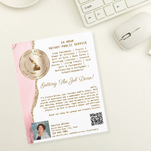 Professionell Mobile Notary & Loan Signing Agent Flygblad