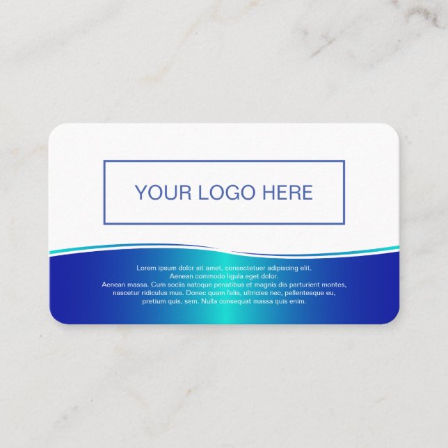 Professionell Modern Affärskort Visitkort (Framsida)