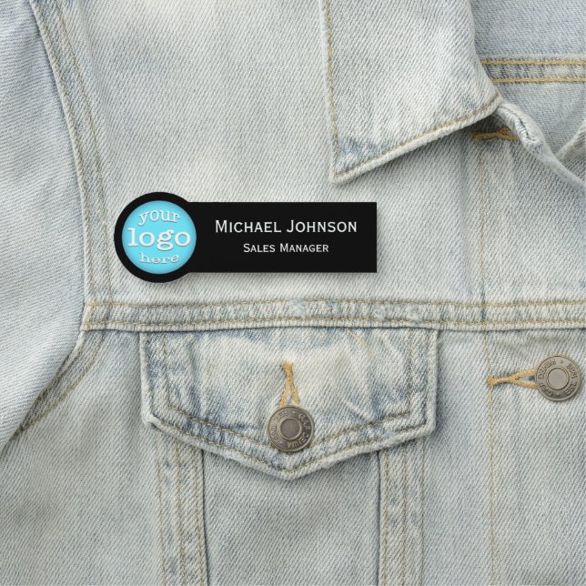 Professionell Modern Anpassningsbar Business Logot Namnbricka (På plats)