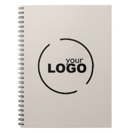 Professionell Modern Business Logotyp Beige Anteckningsbok