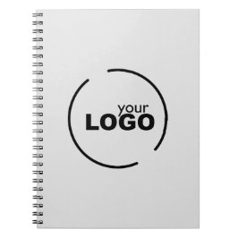 Professionell Modern Business Logotyp Grått Anteckningsbok