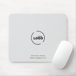 Professionell Modern Business Logotyp Grått Musmatta