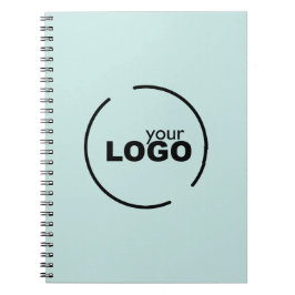 Professionell Modern Business Logotyp Light Turcos Anteckningsbok