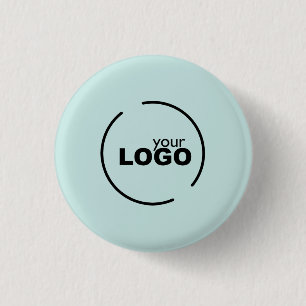 Professionell Modern Business Logotyp Light Turcos Knapp