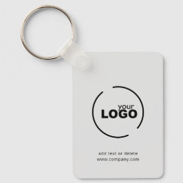 Professionell Modern Business Logotyp QR Code Gråt Nyckelring