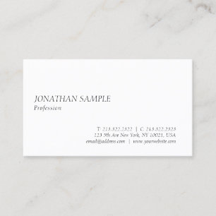 Professionell Modern Calligraphy-skriptmall Visitkort