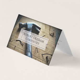 Professionell Modern Carpenter Visitkort