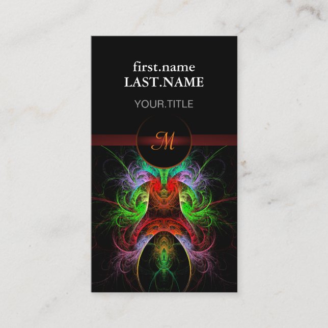 Professionell Modern Elegant Coola Carnaval Visitkort (Framsida)