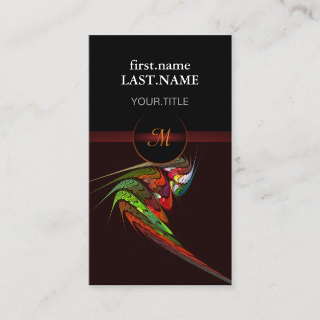 Professionell Modern Elegant Coola Chameleon Visitkort (Framsida)