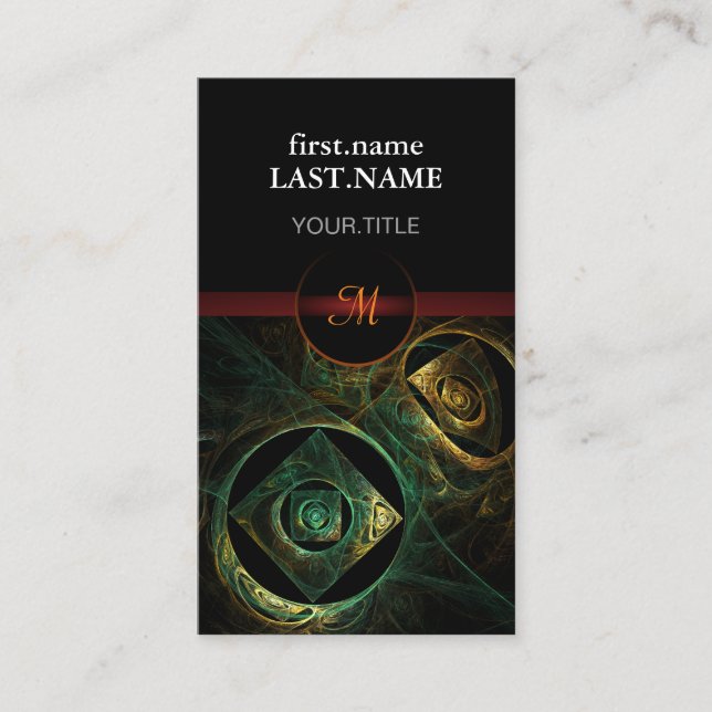 Professionell Modern Elegant Coola DJ Visitkort (Framsida)