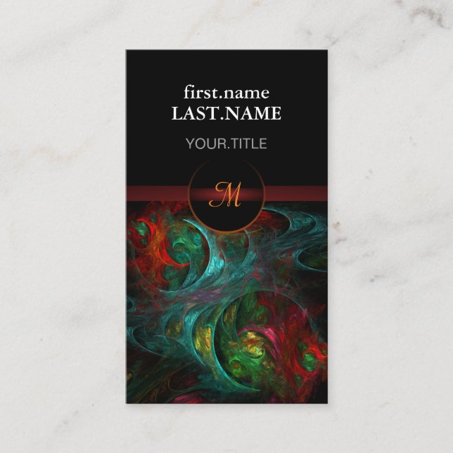 Professionell Modern Elegant Coola Genesis Nova Visitkort (Framsida)