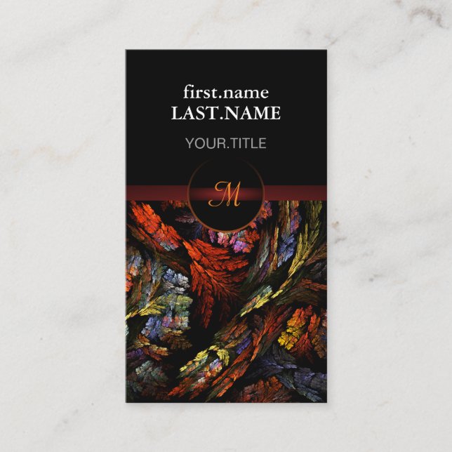 Professionell Modern Elegant Coola Harmony Visitkort (Framsida)