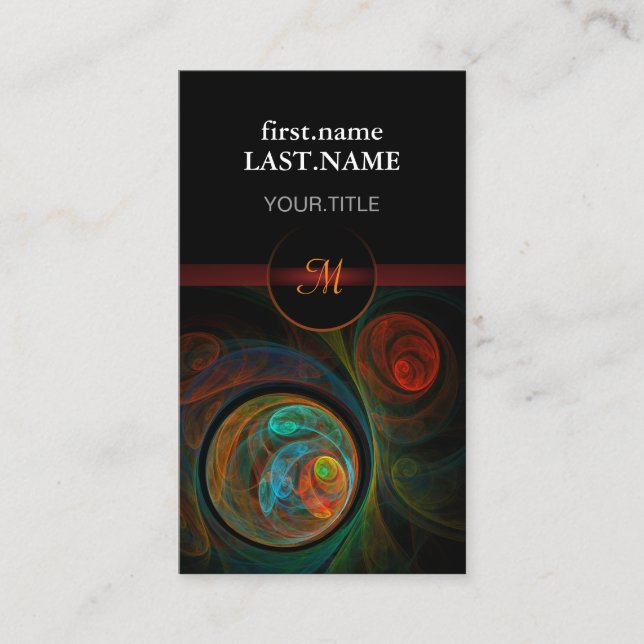 Professionell Modern Elegant Coola Reborn Blue Visitkort (Framsida)