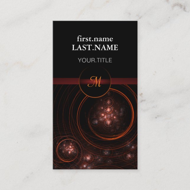 Professionell Modern Elegant Coola Starlight Visitkort (Framsida)