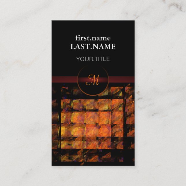 Professionell Modern Elegant Coola Wall Visitkort (Framsida)