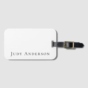 Professionell - modern Elegant ditt namn Bagagebricka