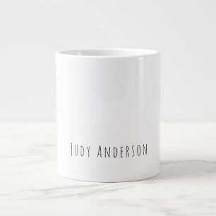 Professionell - modern Elegant ditt namn Jumbo Mugg