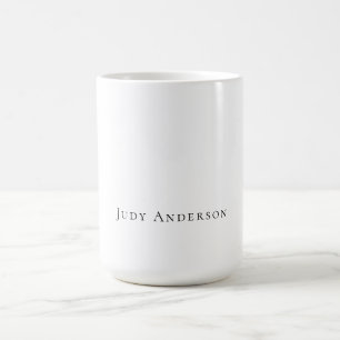 Professionell - modern Elegant ditt namn Kaffemugg